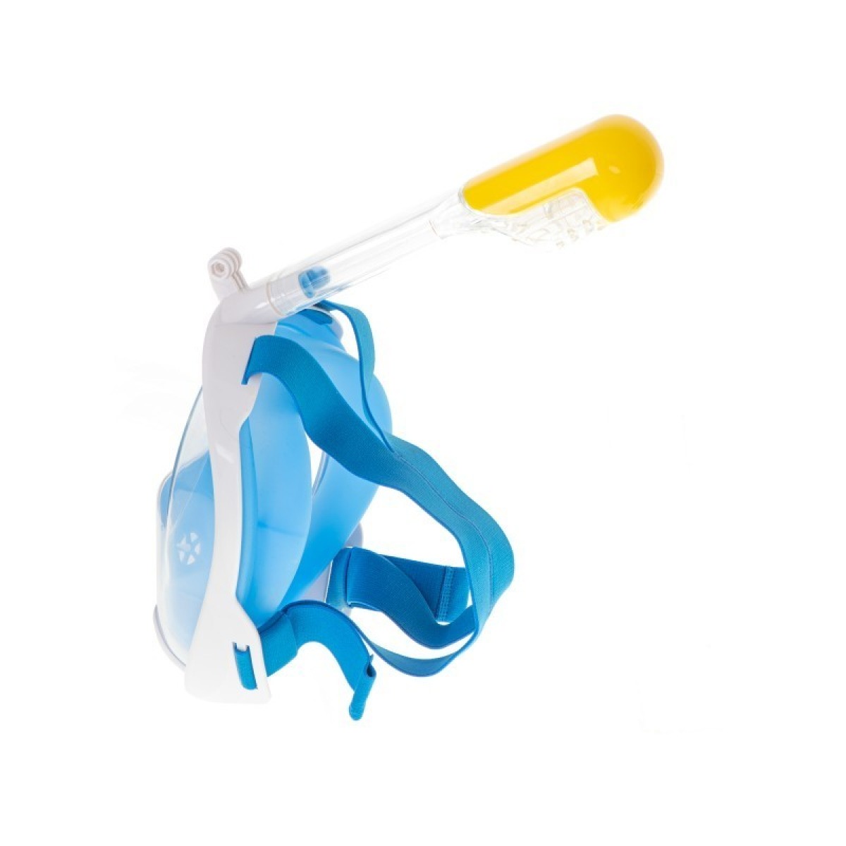 Pilna sejas snorkelēšanas maska L/XL, zila