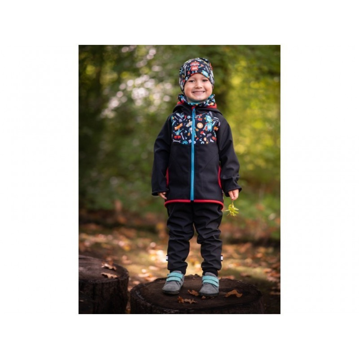 Fliismüts beanie, robotid