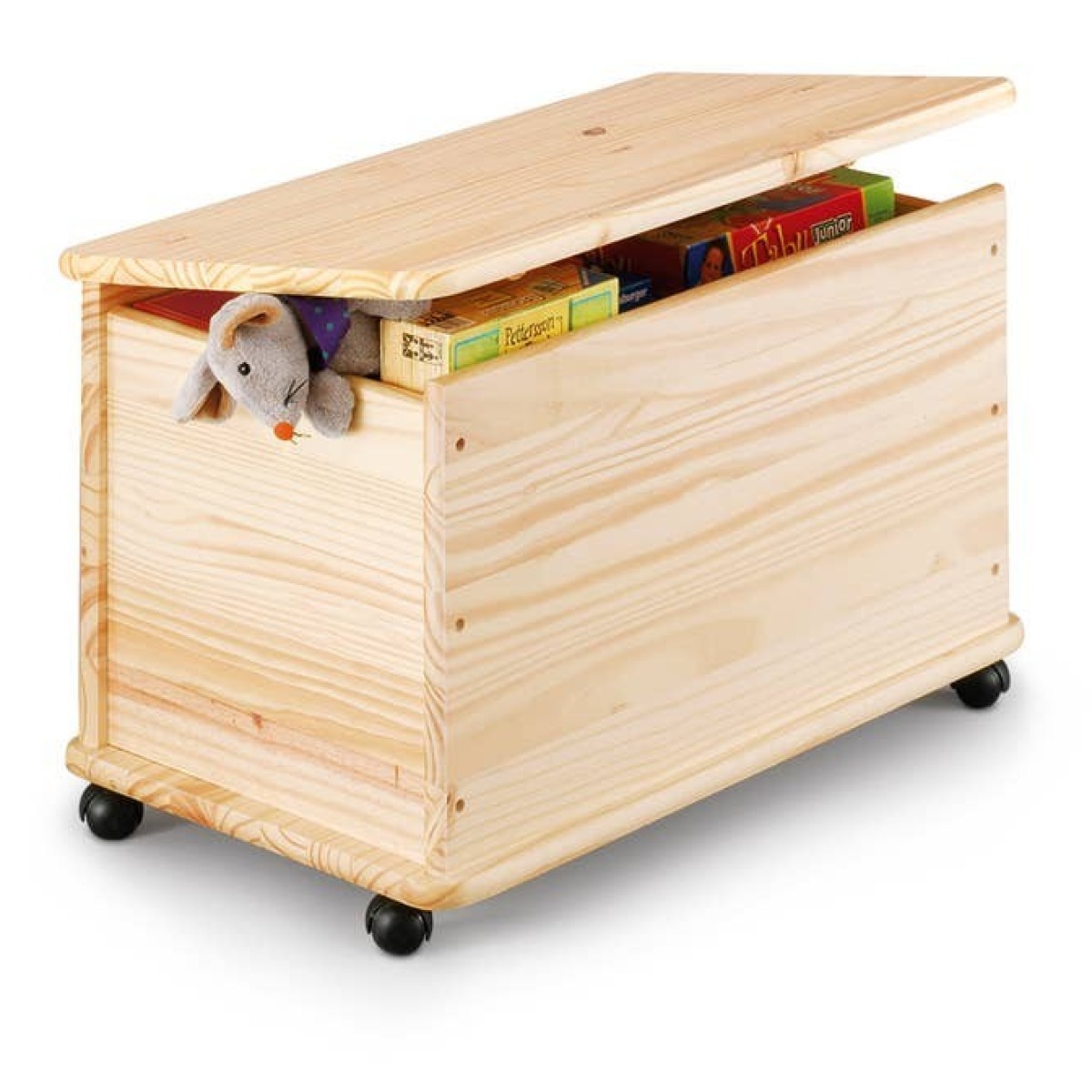 Hoiukast ratastega, mänd