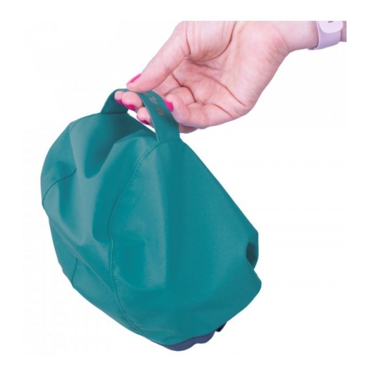 Bērnu softshell jaka ar flīsa oderi Basic, smaragda zaļa/suņa raksts