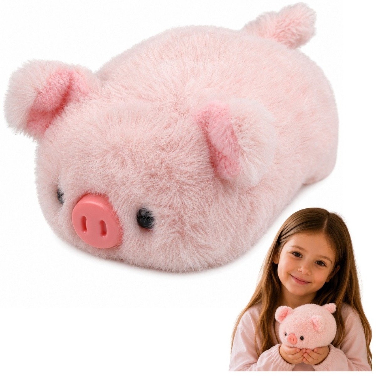Pig Notsu roosa kaisukas, 16 cm