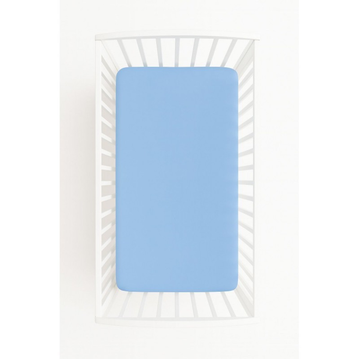 Kummiga voodilina jersey 120x60 cm, sinine