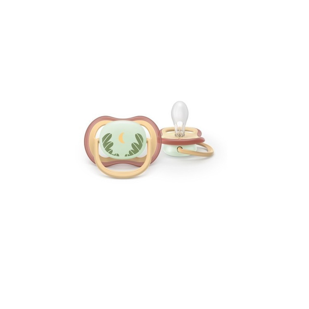 PACIFIER knupītis AIR 0-6 DAY AND NIGHT