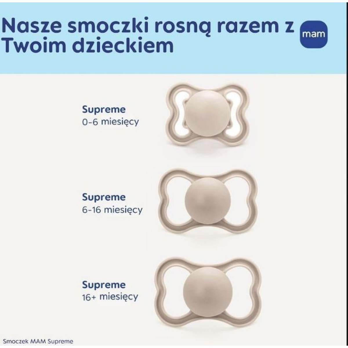 MAM Supreme knupītis, 2–6 mēneši, 2 gab.