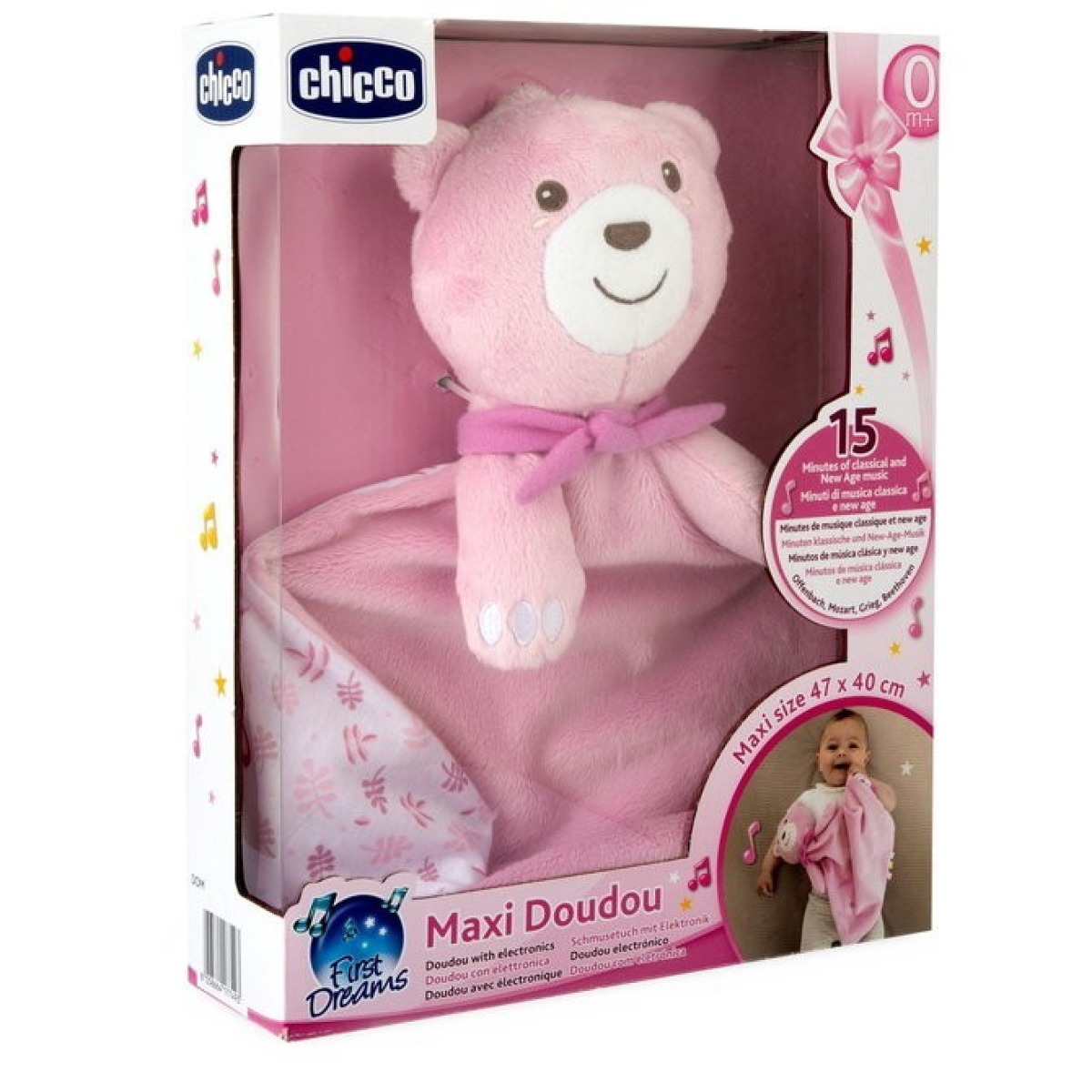 chicco kaisukas MAXI DOUDOU CUDDLE ROOSA