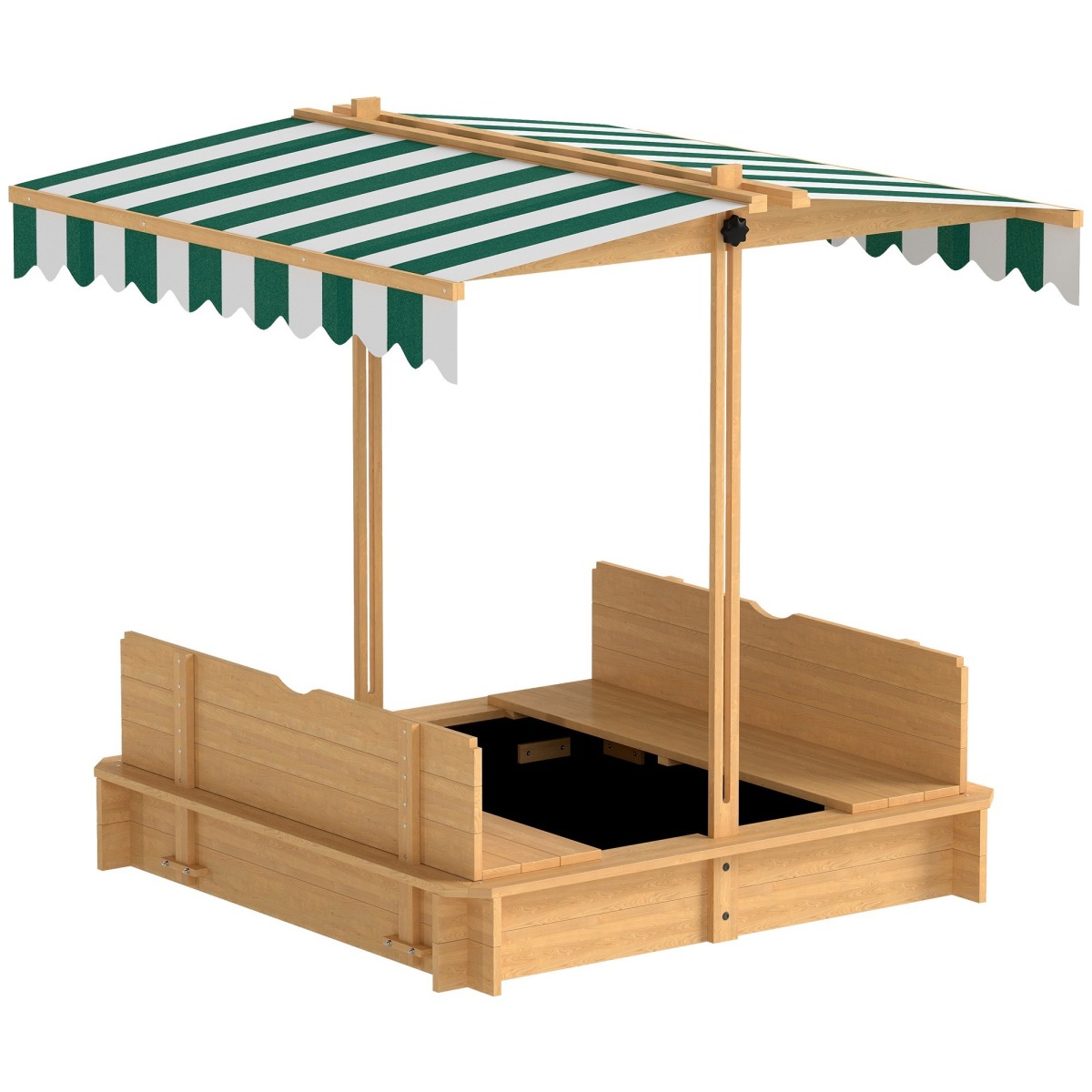 Koka laste liivakast 106 × 106 cm reguleeritava katte, pinki