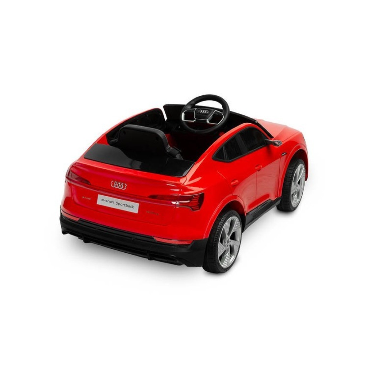 Audi e-tron Sportback bērnu elektromobilis ar 4x4 piedziņu, sarkans