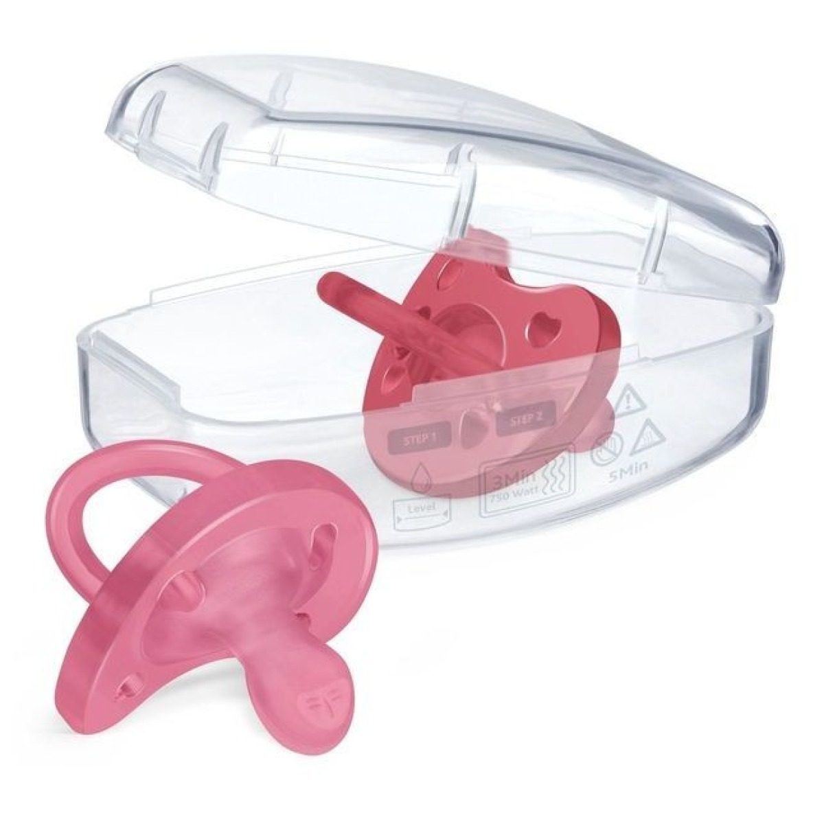 CHICCO knupīši SM.PF SOFT 16-36M 2 gab., rozā