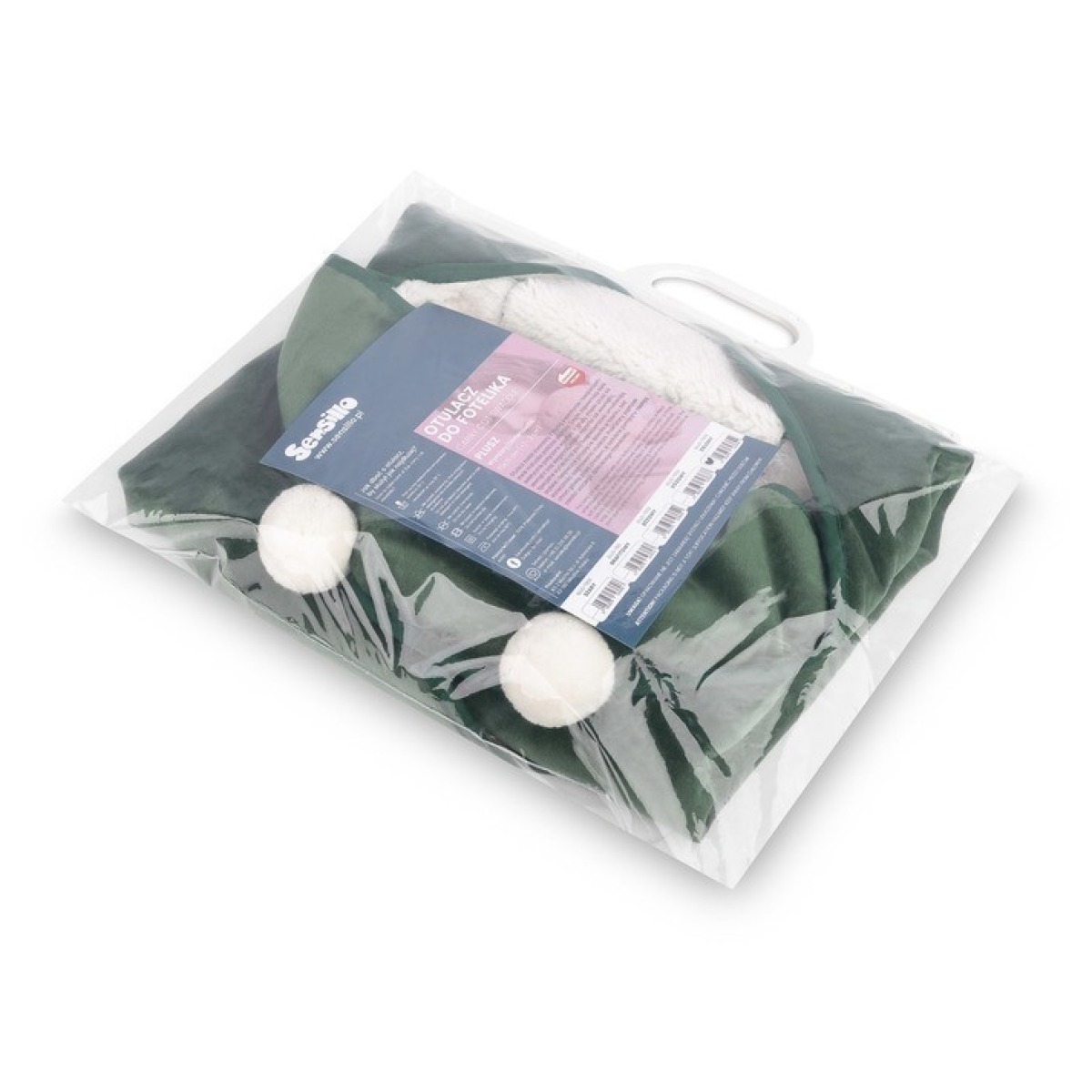 TURVAHÄLLI TEKK PLUSH 75X75 ROHELINE
