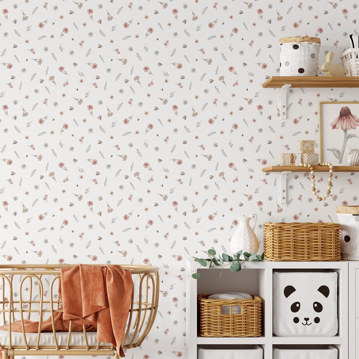 Pastelowe Love® bērnu tapetes Wildflowers Mini