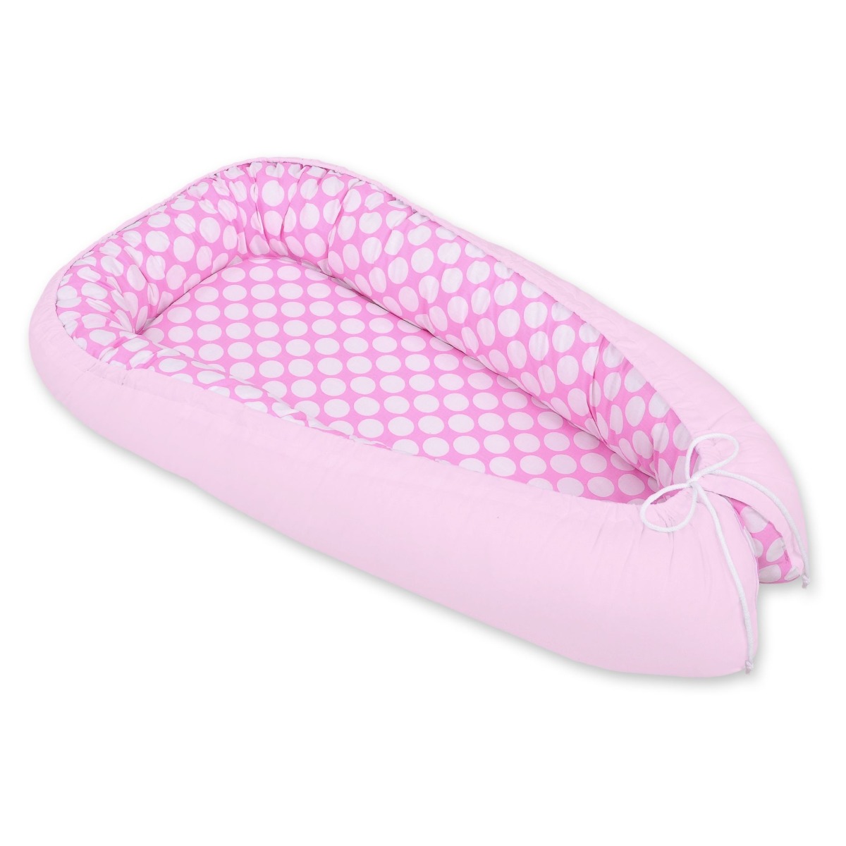 Mazulispesa kahepoolne Premium Cocoon väikebērniem - roosa v