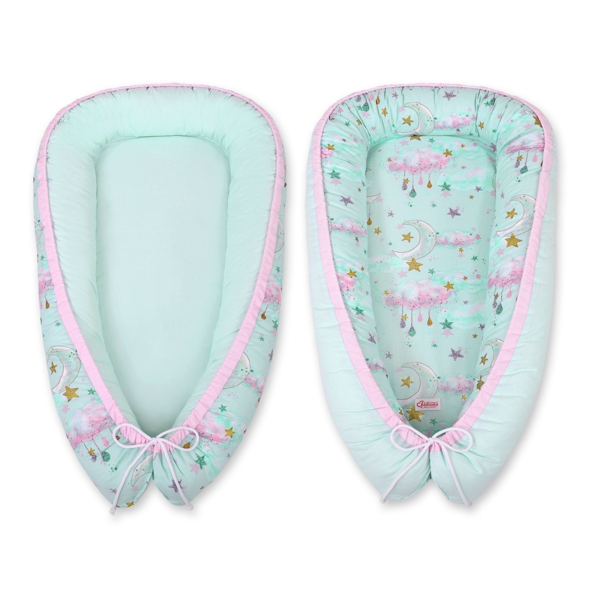 Mazulispesa kahepoolne Premium Cocoon väikebērniem - moons m