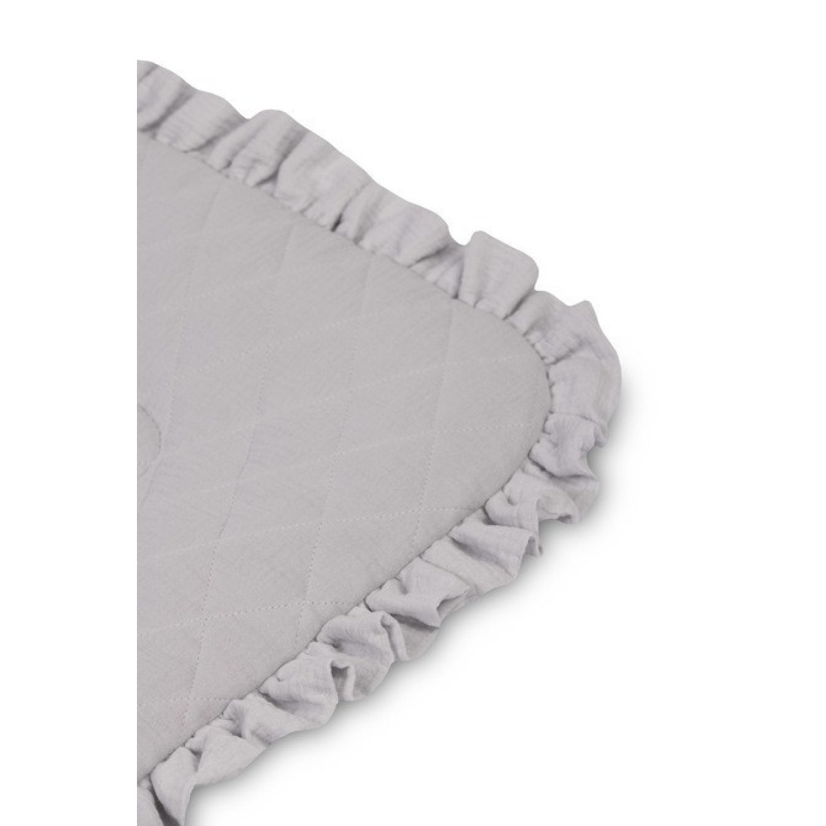 Koonusmähis MUSLIIN TEDDY GRAY 75x75