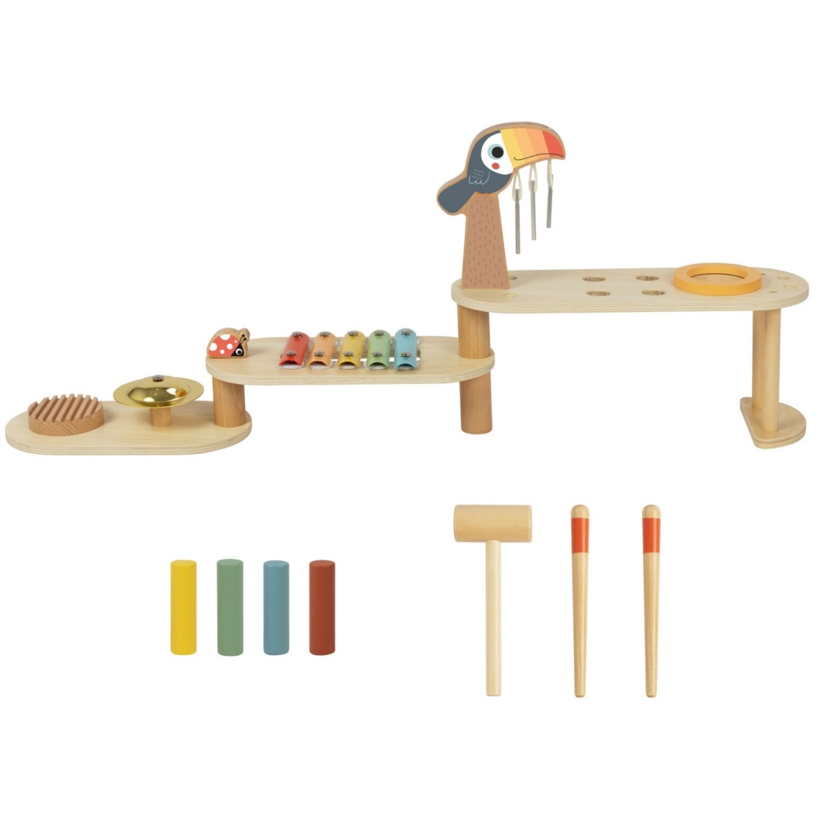 TOOKY TOY muzikālais mācību galdiņš — tukāns
