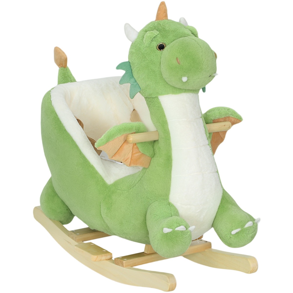 Roheline helidega kiikdinosaurus