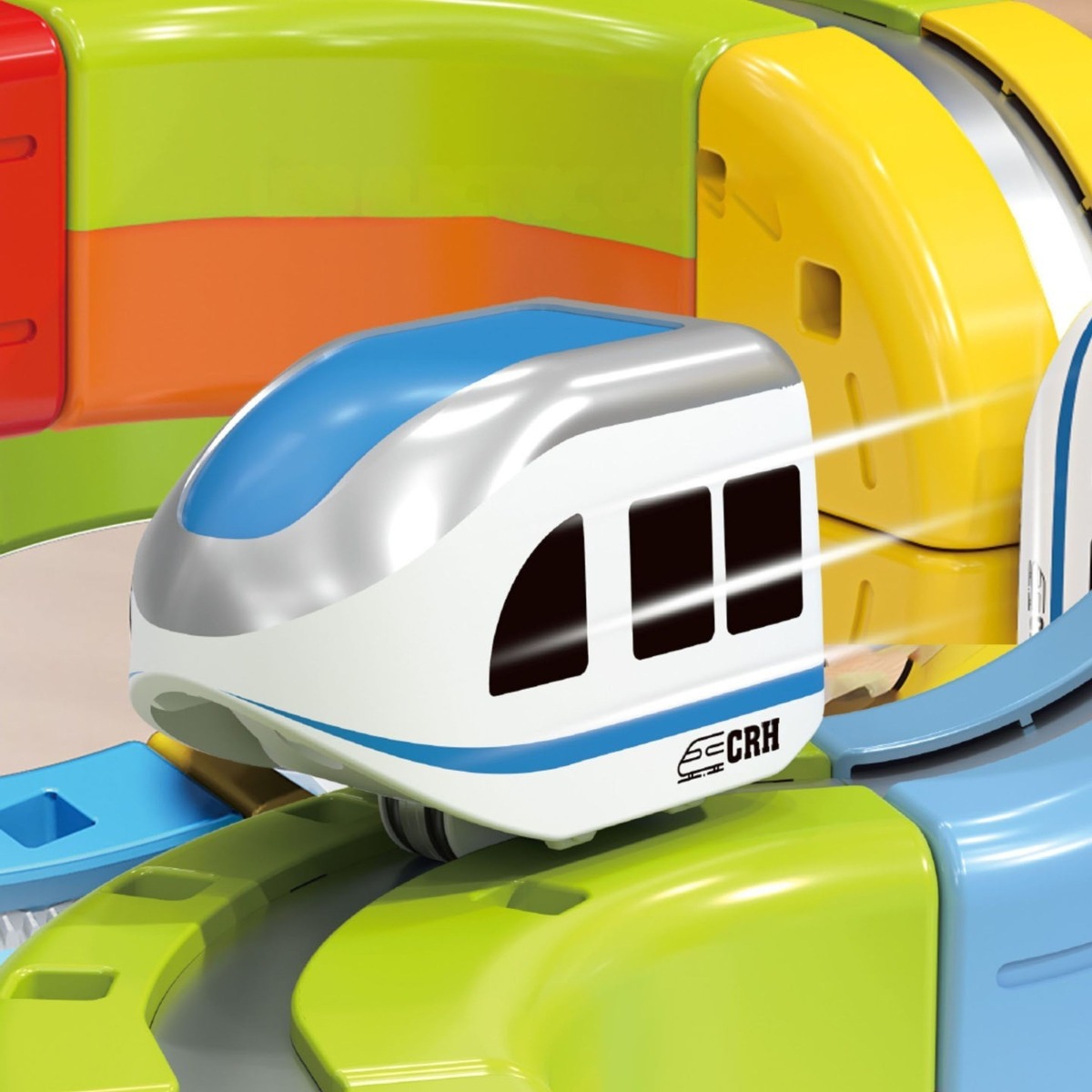 WOOPIE Magic Cube Train pretgravitācijas trase, 32 gab.