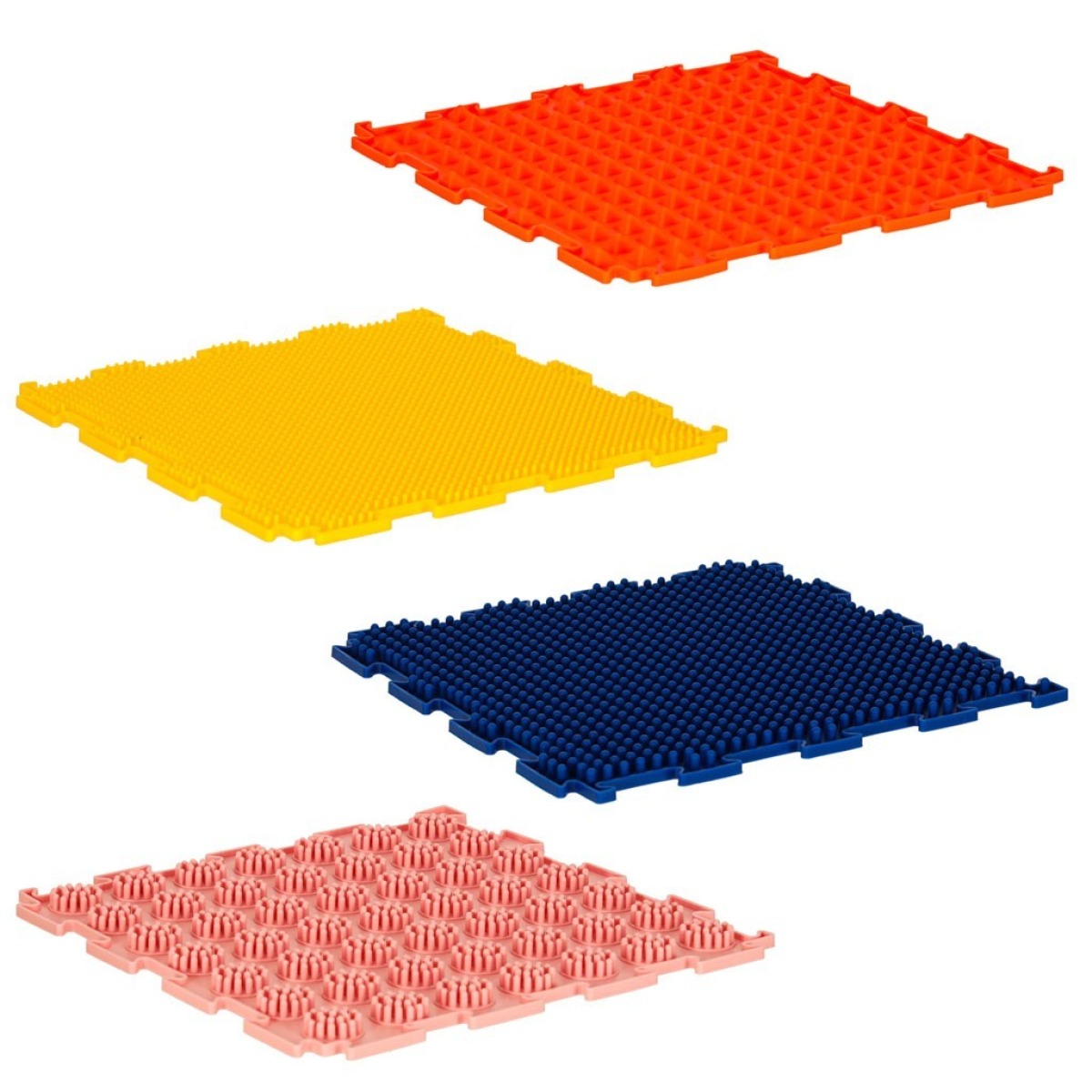 Montessori sensoorne puzzle matt jalamassaažiks 8 tükki