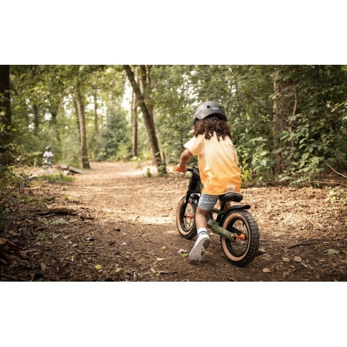 BERG Biky Trail Green bērnu līdzsvara velosipēds ar rokas bremzi
