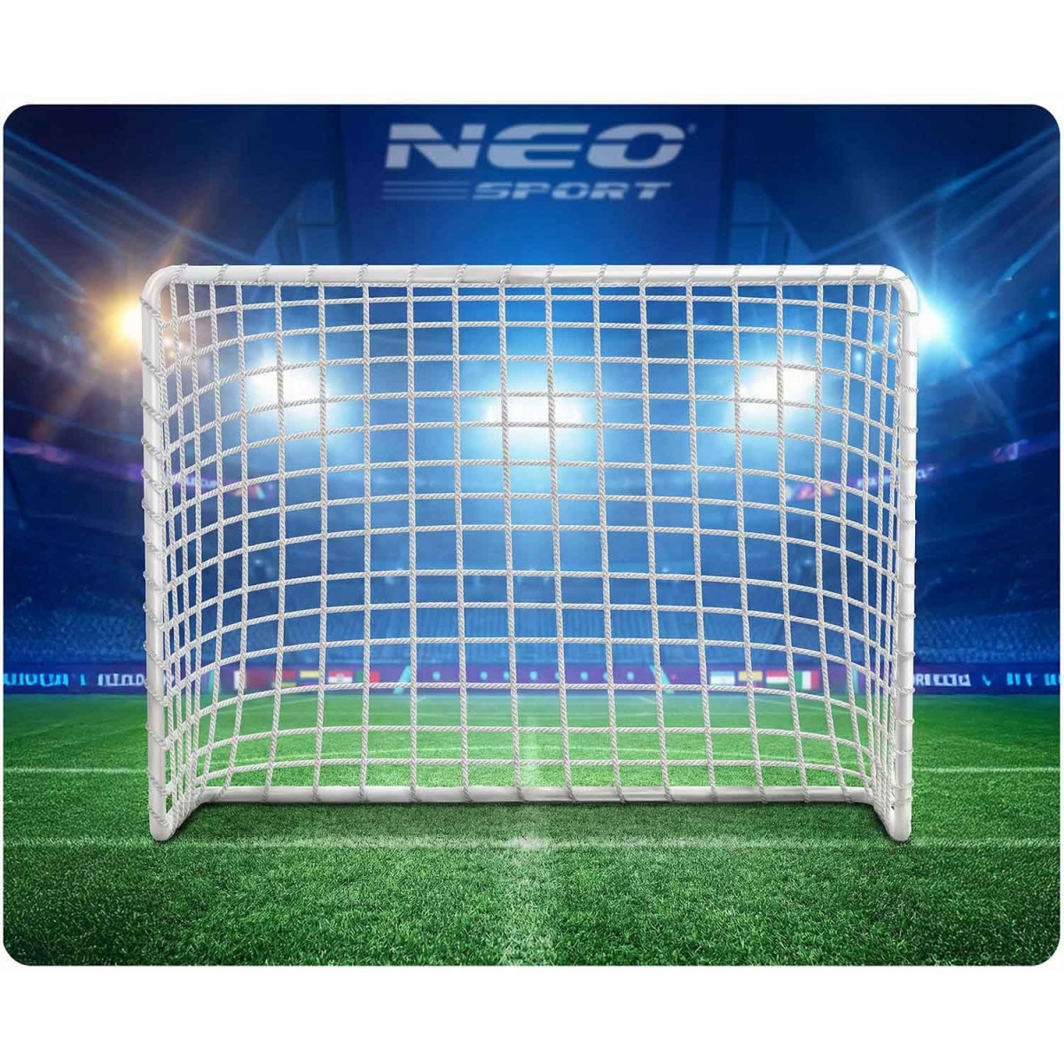 Pārnēsājami treniņu futbola vārti, 2 gab., 183 x 122 x 61 cm, N