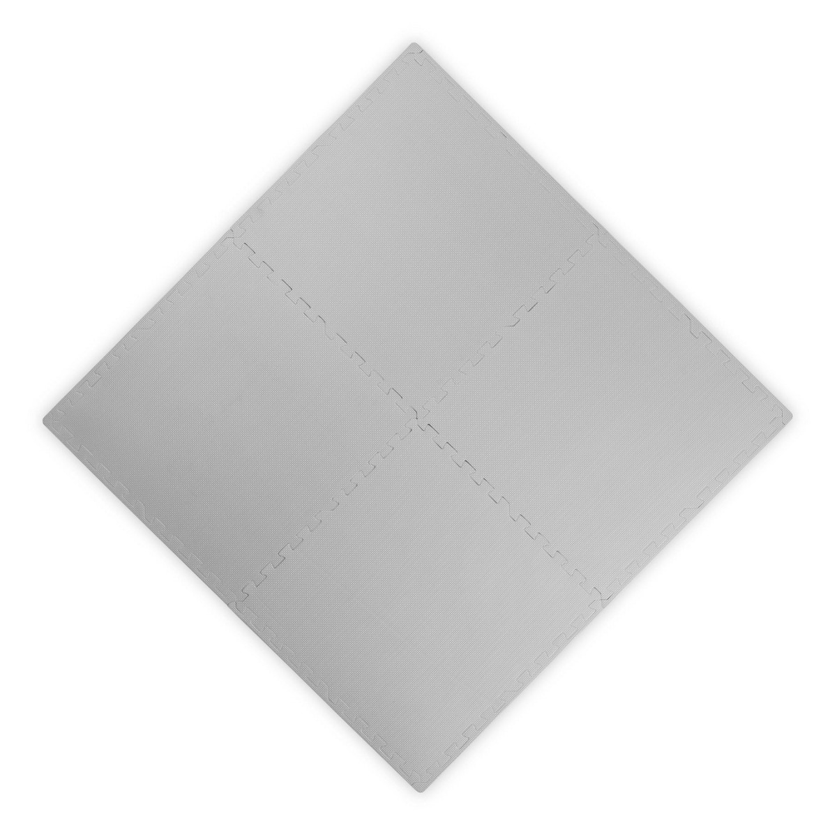 Ricokids putu puzles paklājiņš 120x120 cm, 4 x 60x60 cm, pelēks