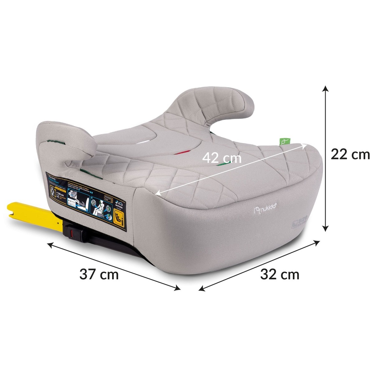 Drošības paliktnis ar ISOFIX, 22–36 kg, Louis Nukido
