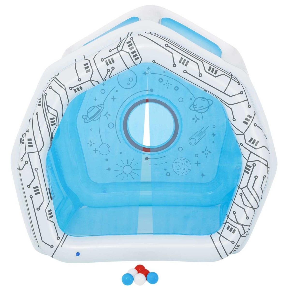 Bestway 52632 piepūšamais rotaļu laukums Kosmoss