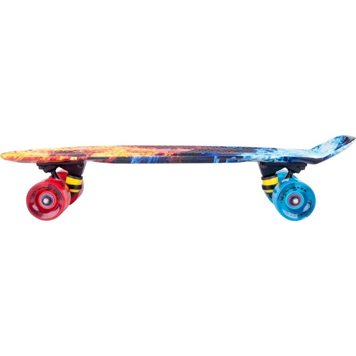WORKER Colory 22″ pennyboard, daudzkrāsains, maksimālā slodze 90 kg