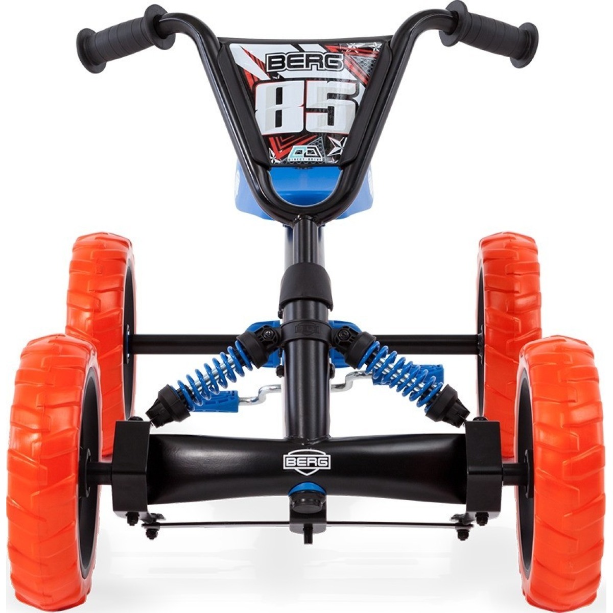 BERG Buzzy Nitro bērnu kartings, dzeltens — regulējams, 2–5 gadiem