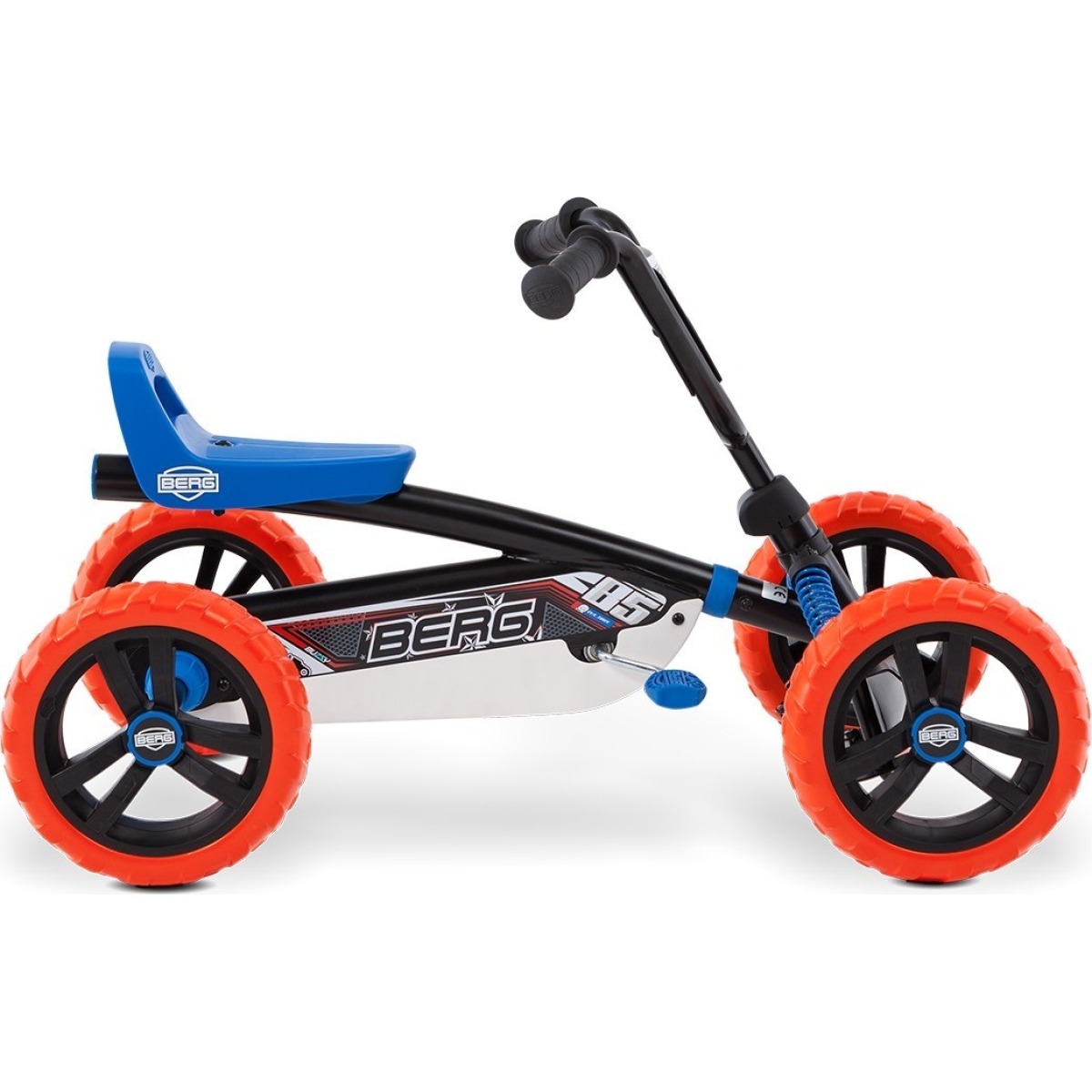 BERG Buzzy Nitro bērnu kartings, dzeltens — regulējams, 2–5 gadiem