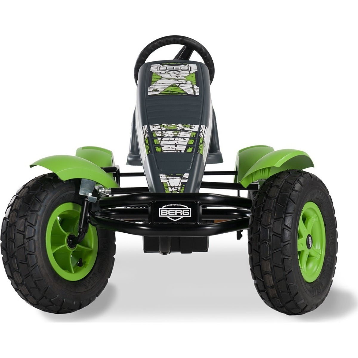 BERG X-plore BFR kartings ar bezceļu riepām, zaļš/pelēks