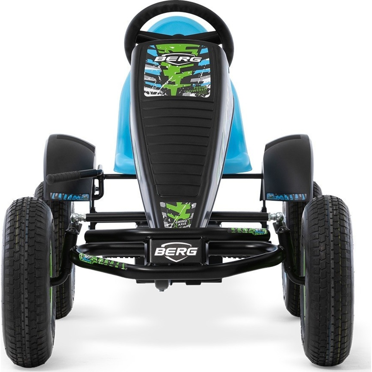 BERG X-ite XXL-BFR pedalauto, zila/zaļa, XXL rāmis