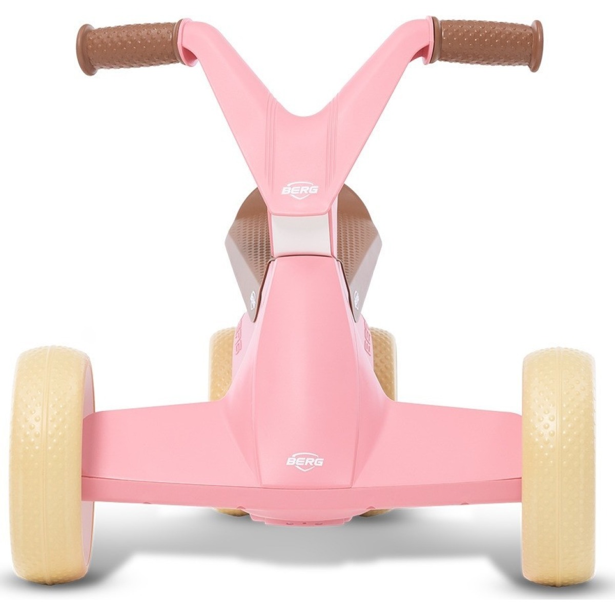 BERG GO² Retro Pink 2-in-1 bērnu braucamrīks, 10–30 mēneši