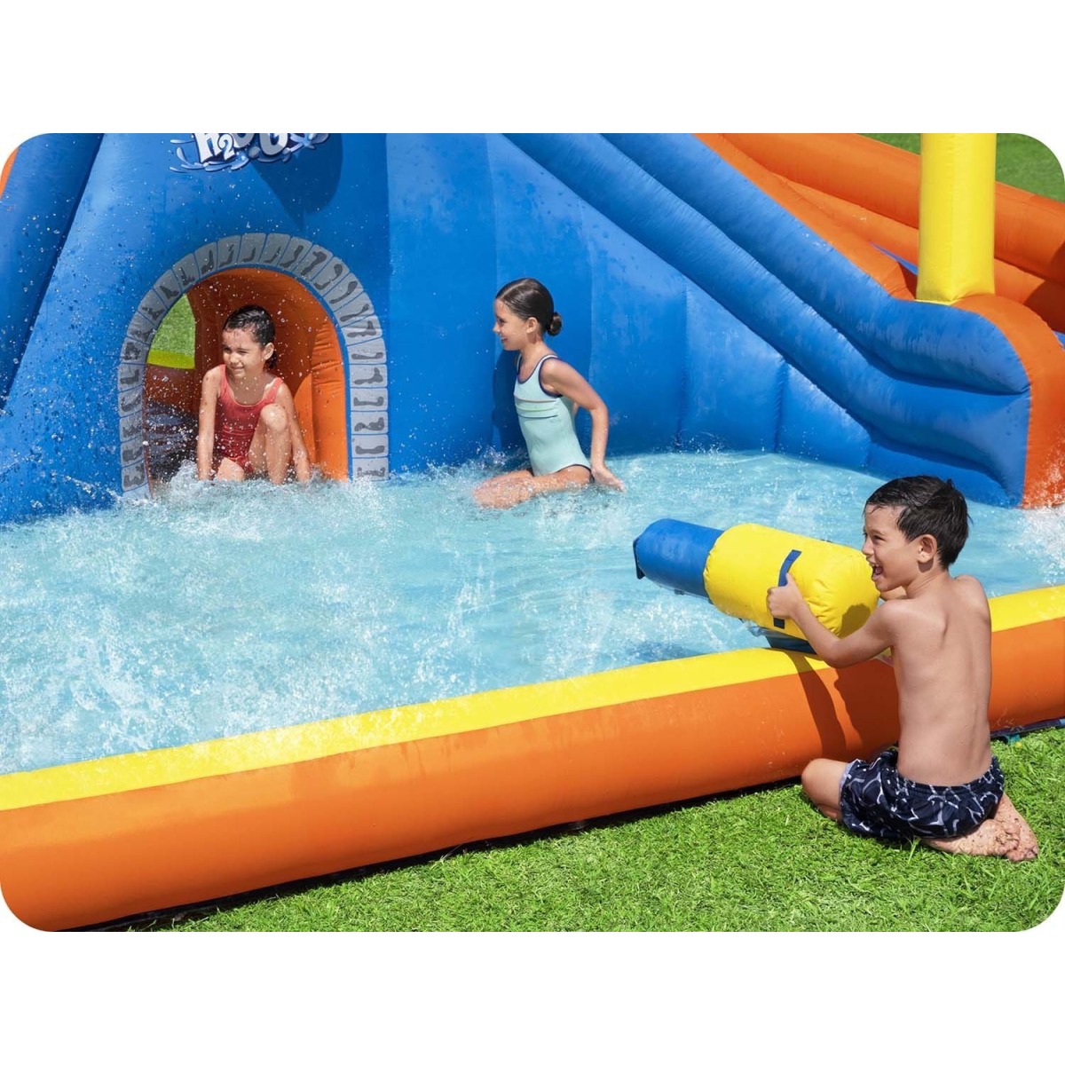 Bestway Mega Park piepūšamais rotaļu centrs, 551 x 502 x 265