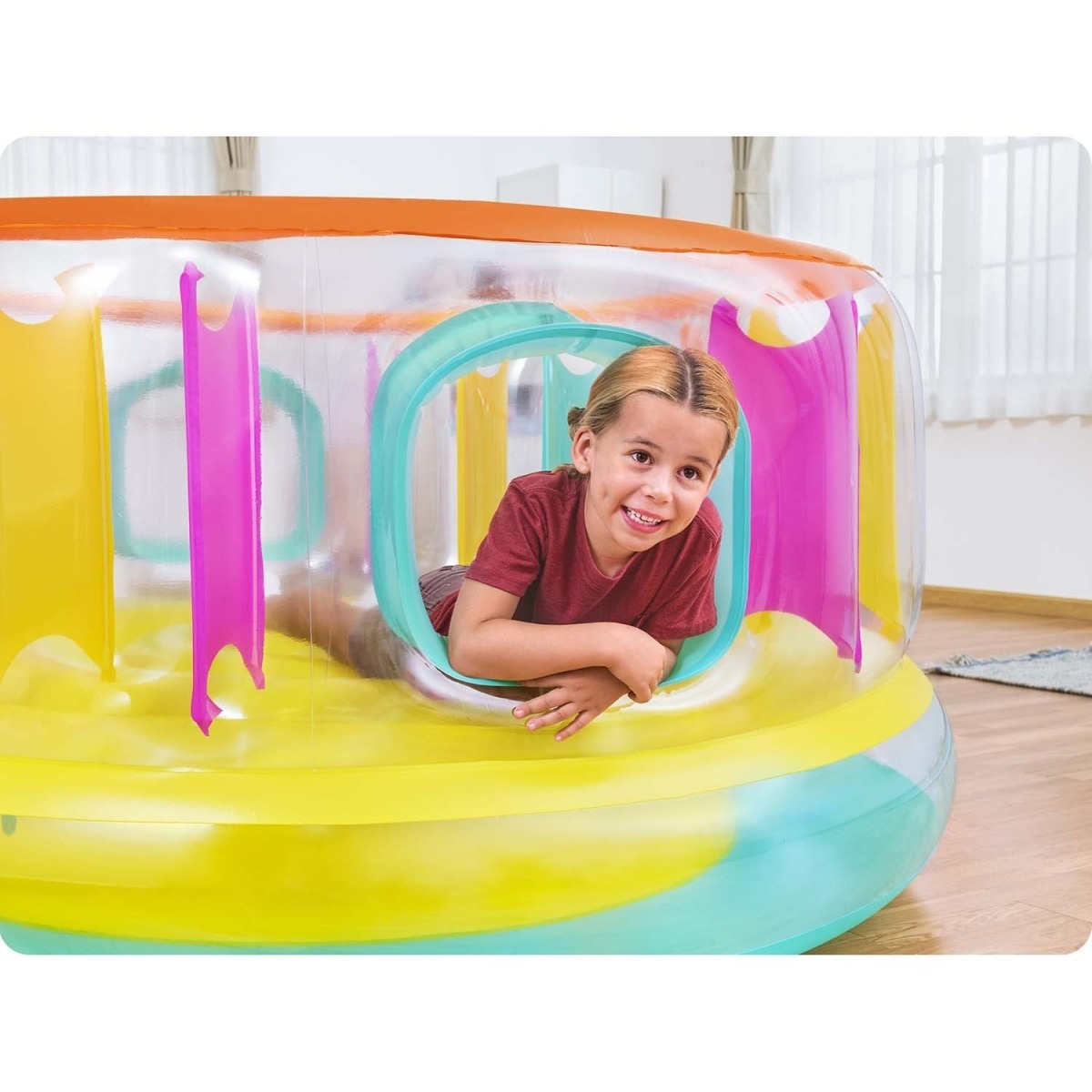 Bestway BOUNCEJAM™ piepūšamais batuts, 180 x 86 cm, PVC