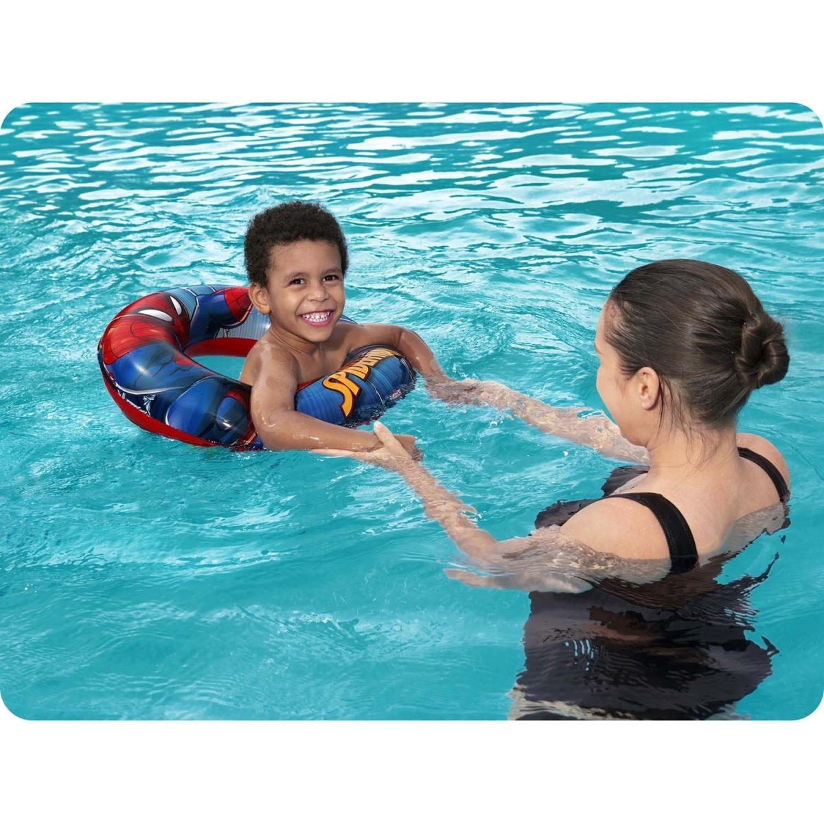 Zēnu peldriņķis ar Zirnekļcilvēku, 56 cm, Bestway 98003