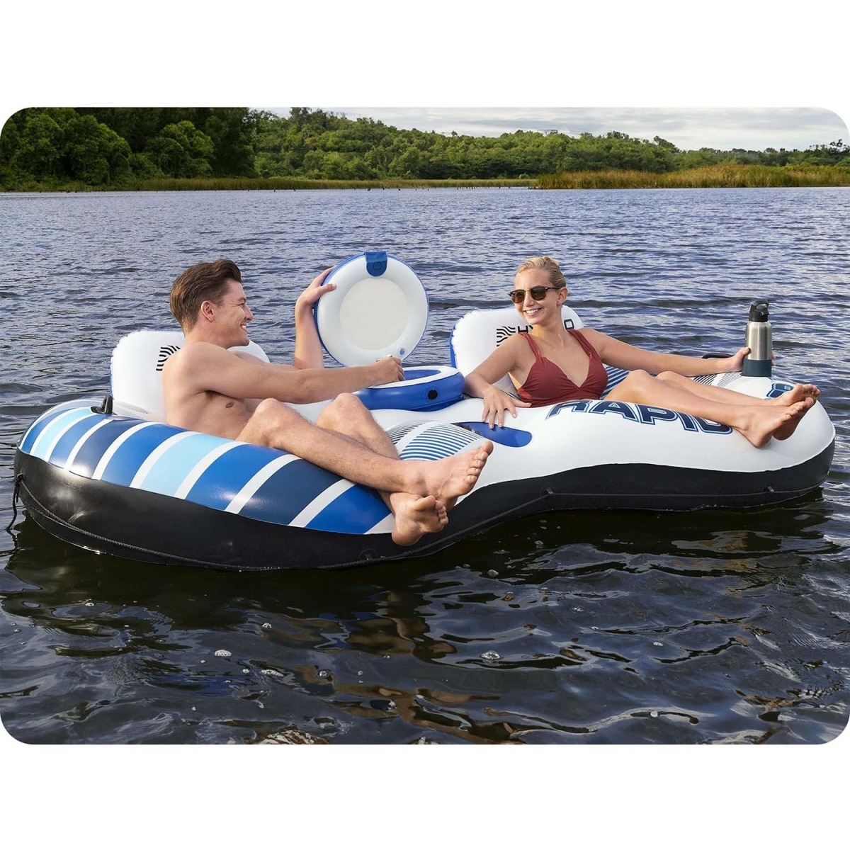Bestway Rapid Rider divvietīgs peldriņķis