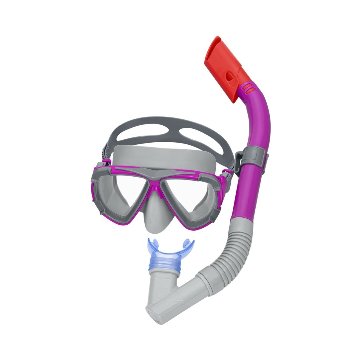 Niršanas komplekts Bestway 24029, violets, maska un snorkelis