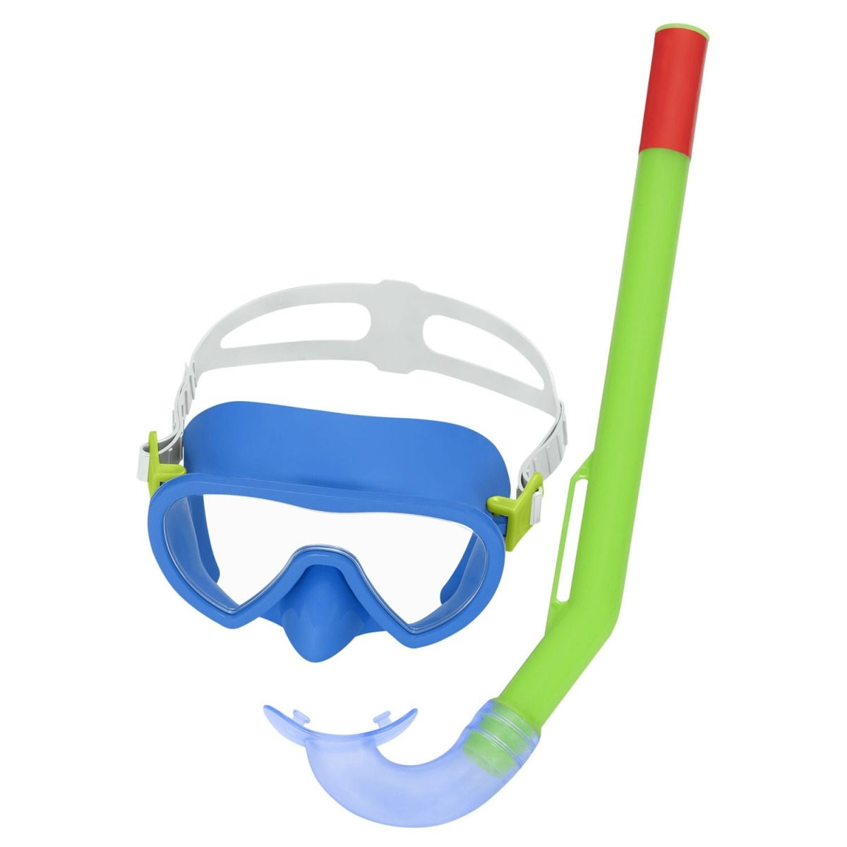 Bestway snorkelēšanas komplekts ar cauruli un masku, zils