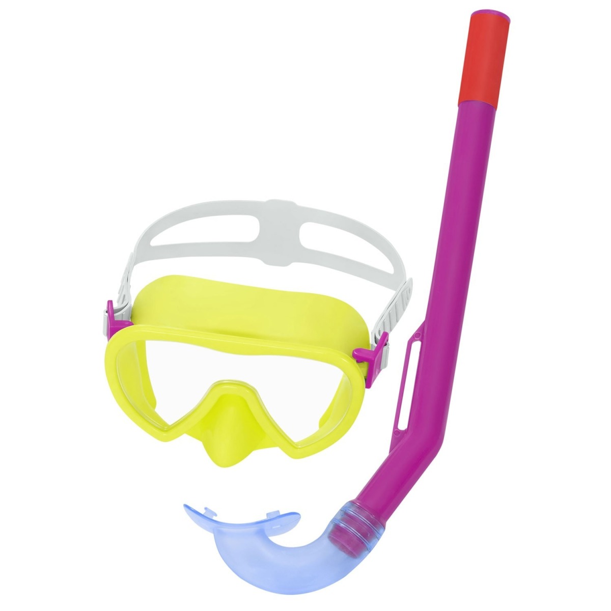 Bestway 24036 niršanas komplekts ar snorkeli un masku, dzeltens