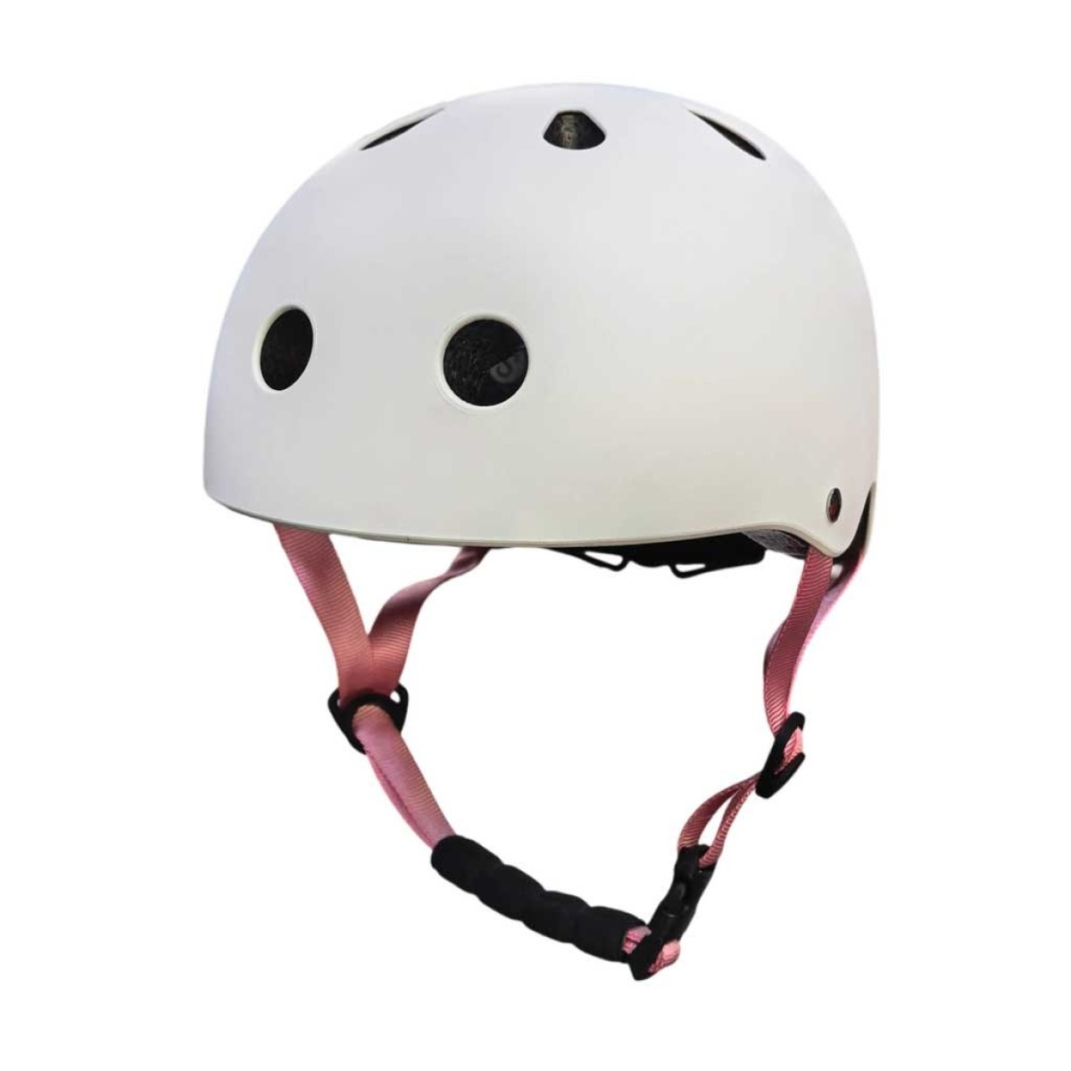 Trike Fix LED bērnu velosipēda ķivere, S 48–54 cm, balta/rozā