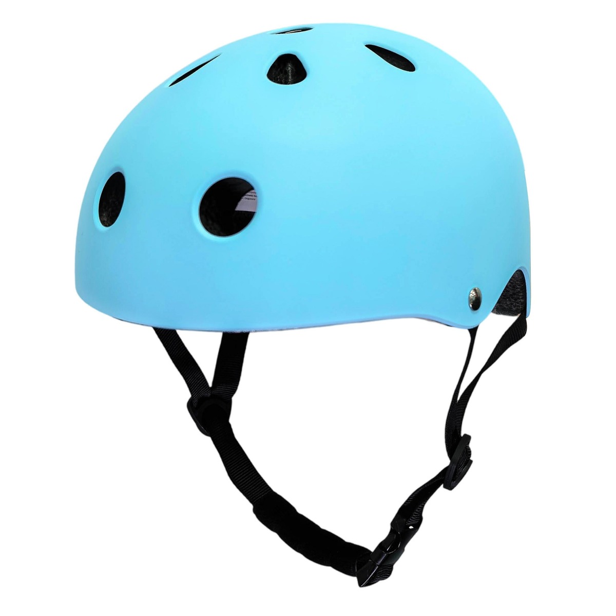 Trike Fix LED velosipēda ķivere bērniem, M, 55–58 cm, gaiši zila