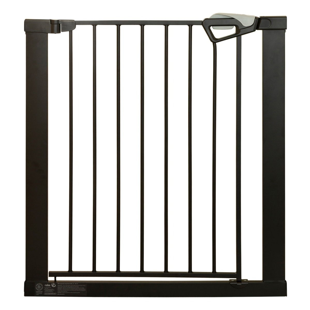 EasySafe+ ukse- ja trepi turvavärav - laius 75-82 cm  - must