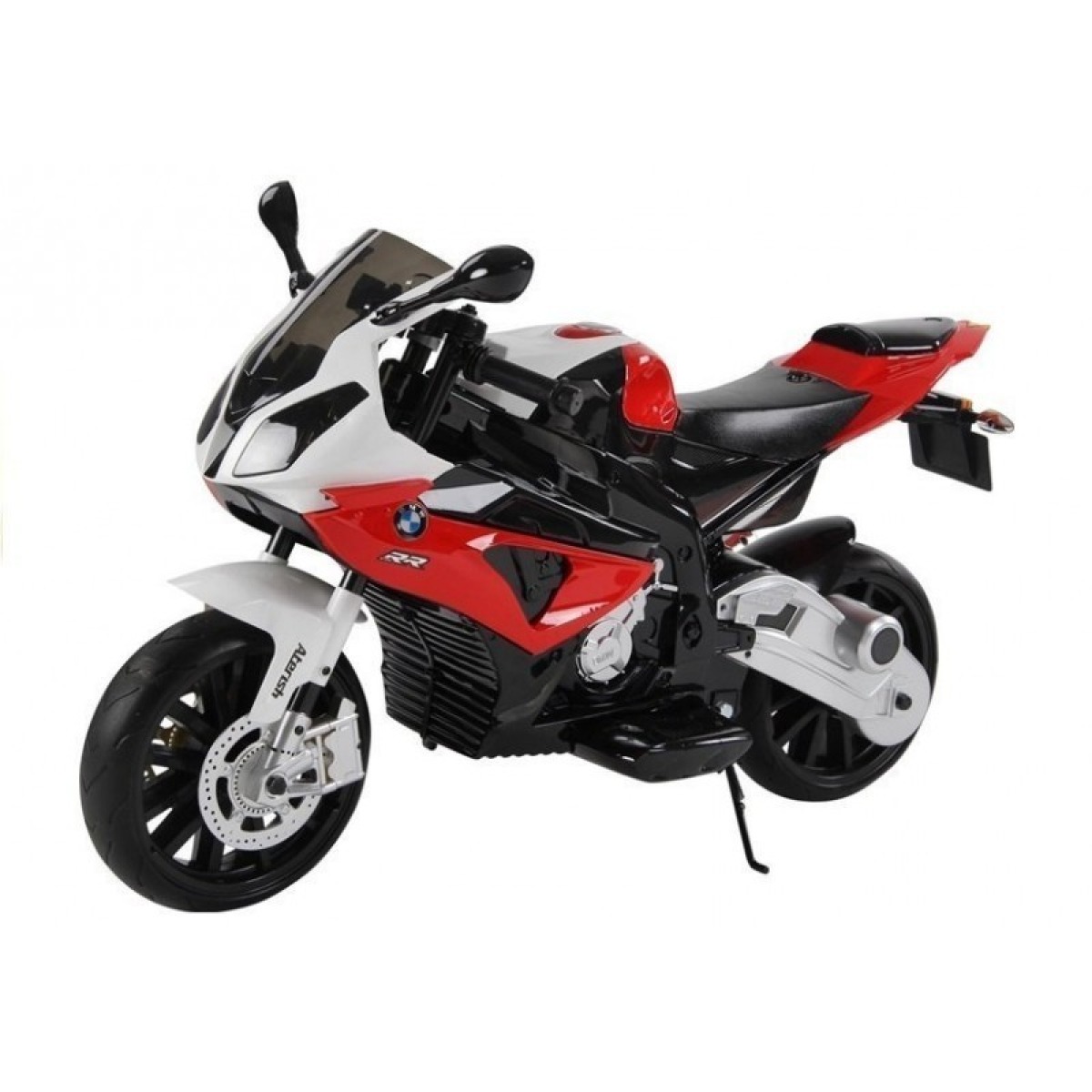 Sarkans BMW S1000RR bērnu motocikls ar tālvadības pulti