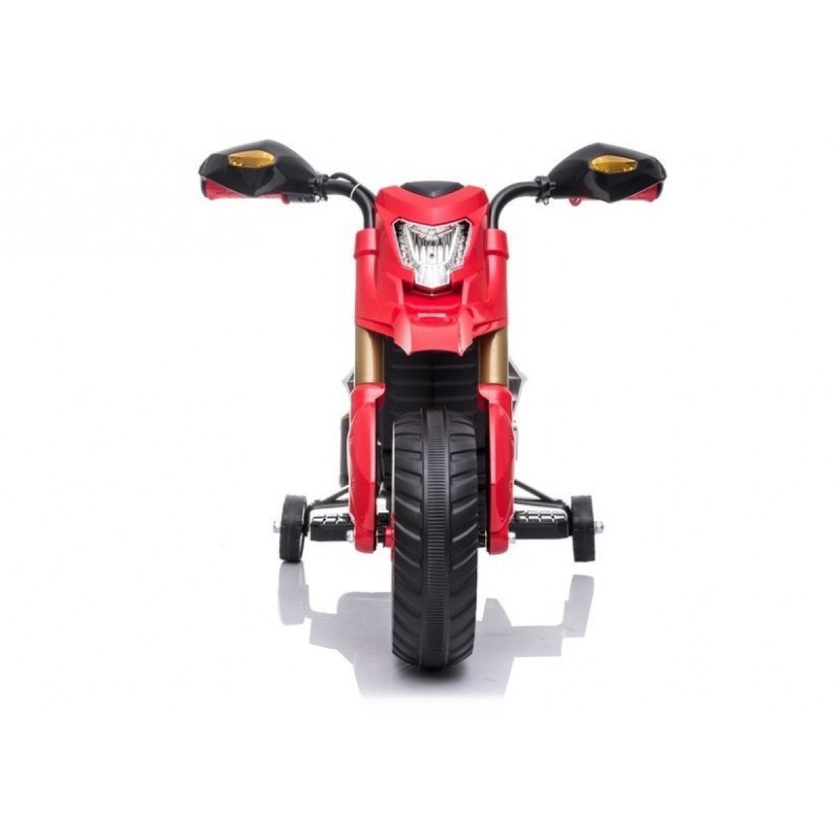 Sarkans bērnu elektriskais motocikls