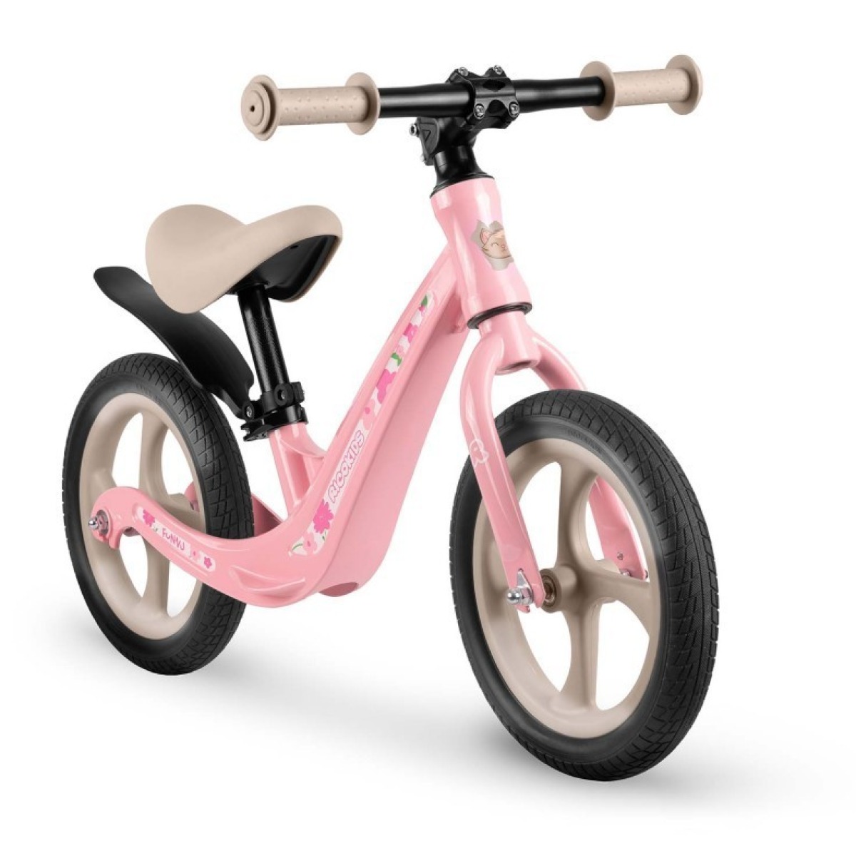 Ricokids FUNNU magnija līdzsvara velosipēds, 12" EVA riteņi