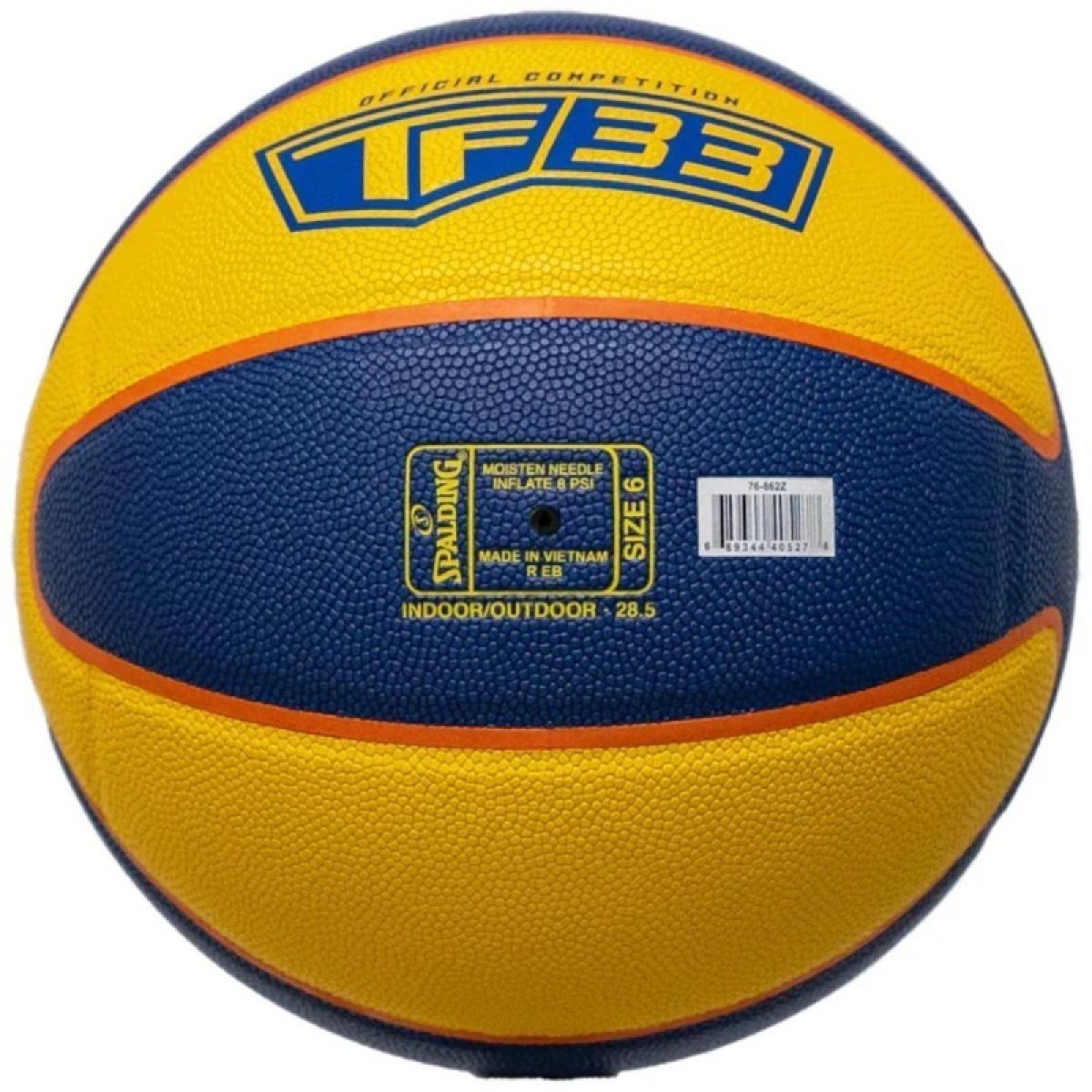 SPALDING TF-33 R.6 oficiālā sacensību basketbola bumba, 6. izmērs