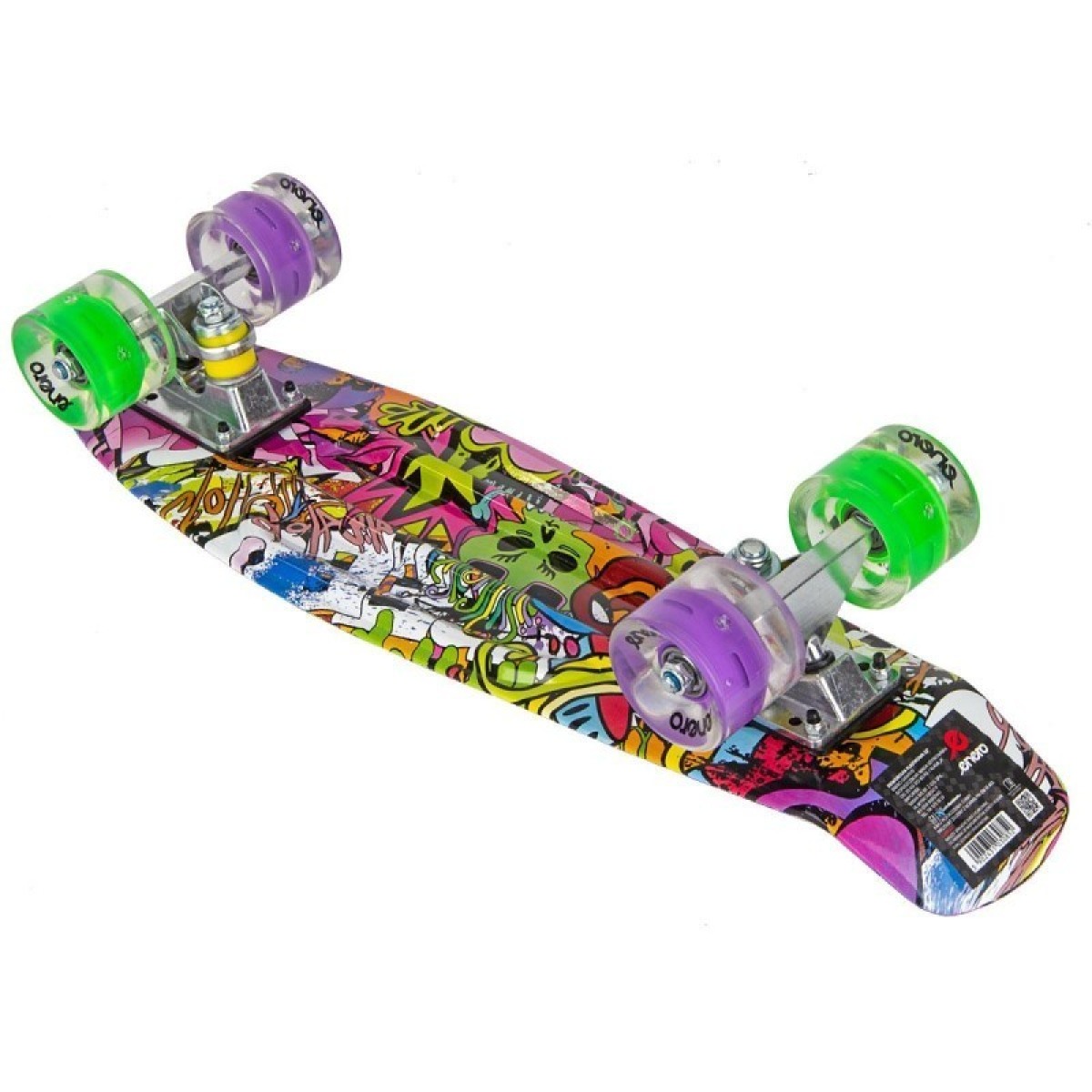 Plastmasas skrituļdēlis 22 ENERO GRAFFITI LED