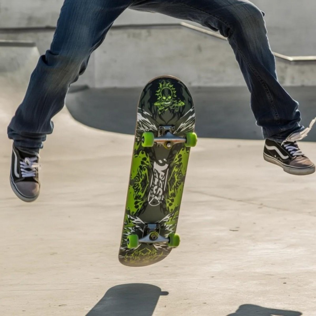 GREEN GHOST Best Sporting koka skrituļdēlis, ABEC-5