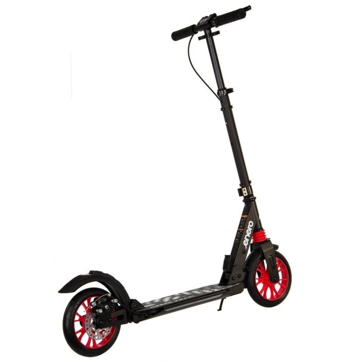 ENERO Ultra Speed 200 mm skrejritenis ar disku bremzēm, melns