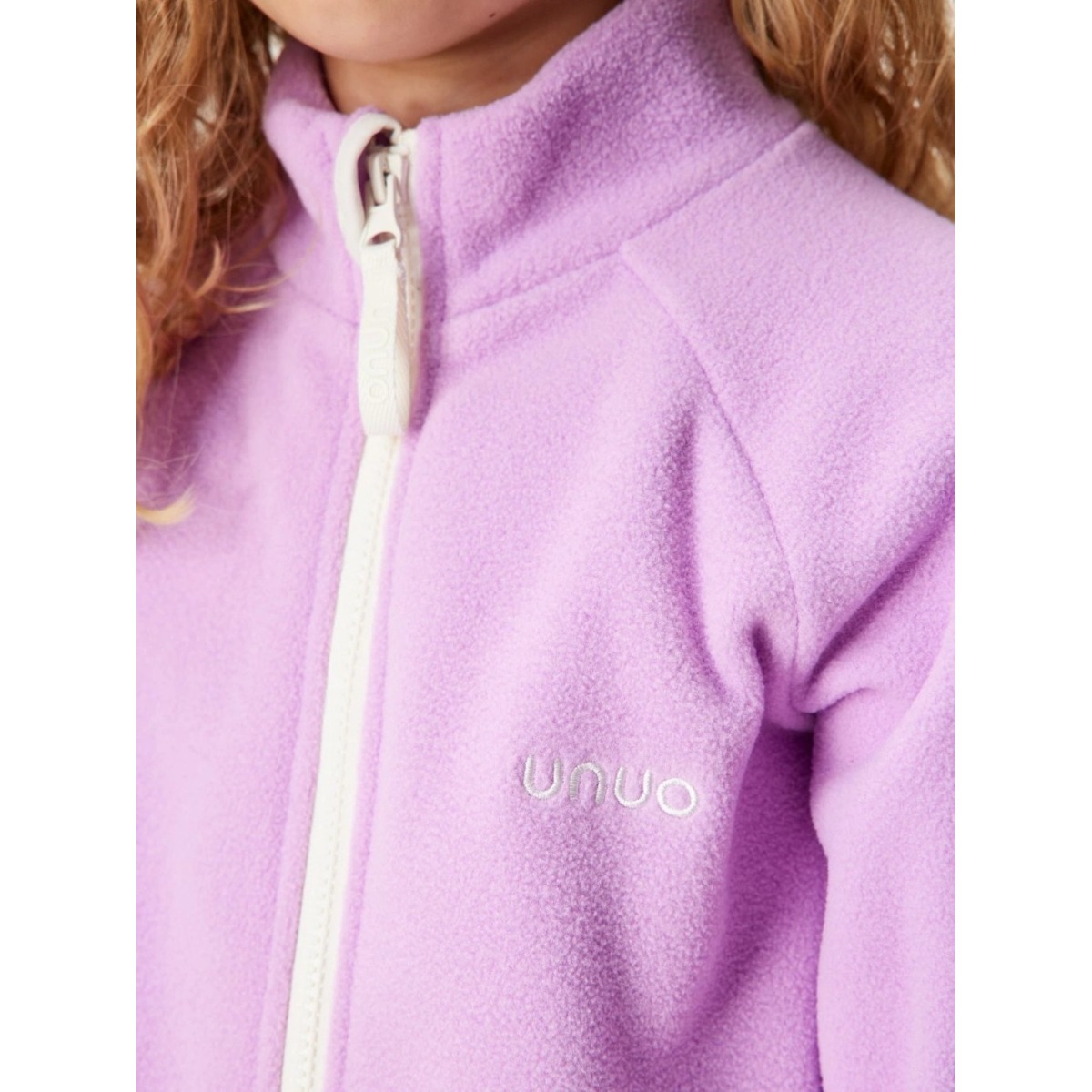 Bērnu flīsa jaka ar rāvējslēdzēju, violeta